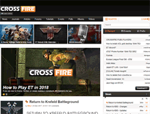 Tablet Screenshot of crossfire.nu